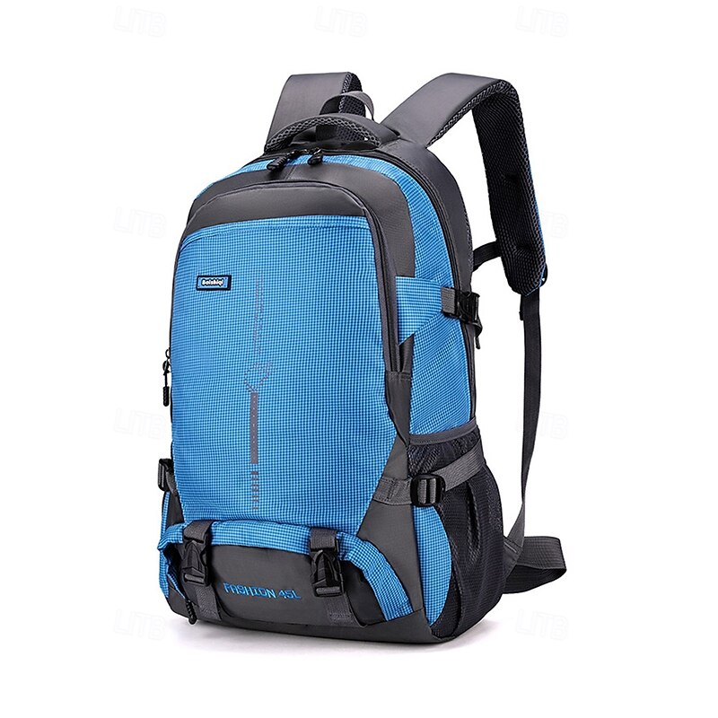 Men's Waterproof Hiking Backpack – Large Capacity Outdoor Travel Daypack with Water-Repellent Fabric, Breathable Straps and Multi-Pockets for Camping, Trekking and School3