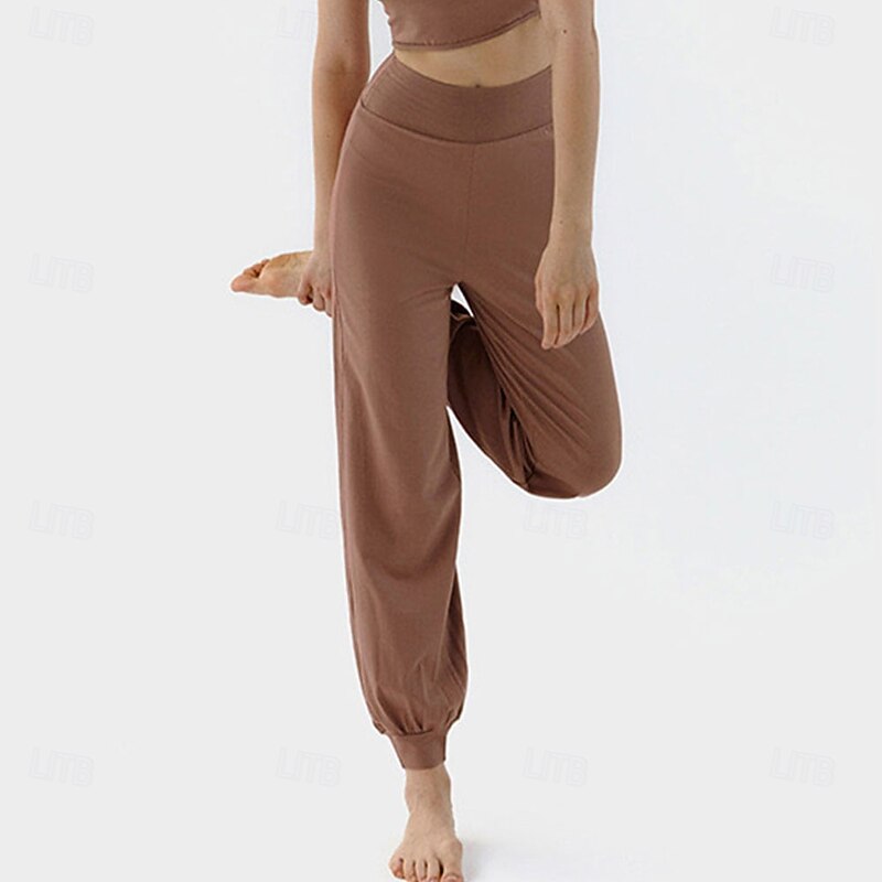 Figure Skating Pants Pure Color Women's Performance Training Theme Party Nylon Spandex2