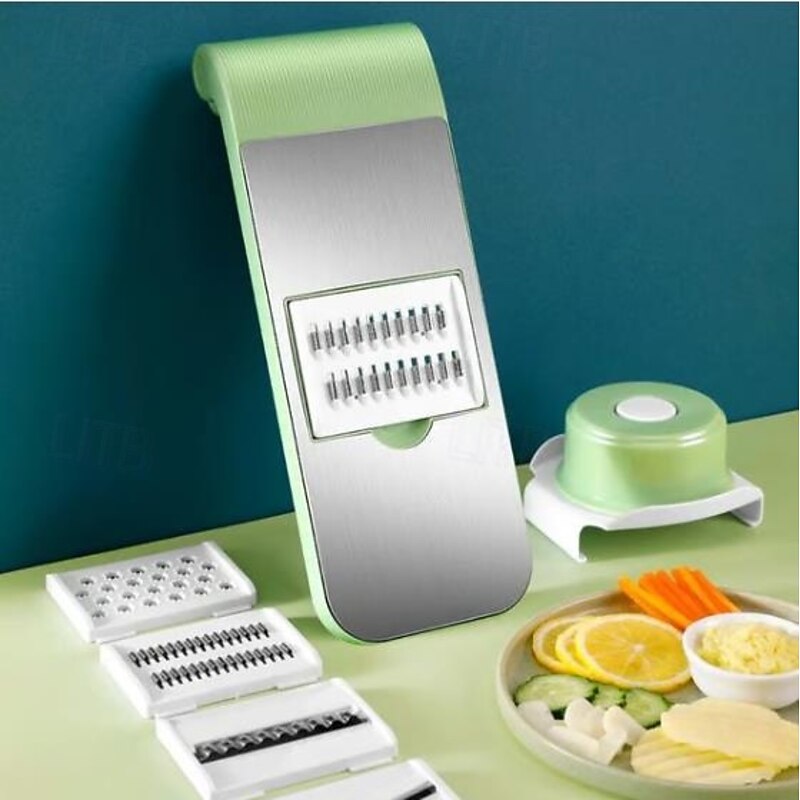 Multifunctional Vegetable Cutter for Kitchen Use, Potato Slicer, Shredder and Grater, Home Vegetable Slicing, Shredding and Grating Tool for Easy Food Preparation2