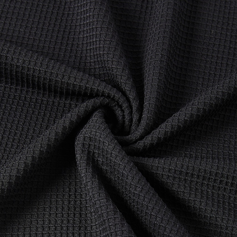 Men's Waffle Tee Waffle Henley Shirt Long Sleeve Hooded Spring &  Fall Solid Color Fashion Drawstring Pockets Patchwork Outdoor Party / Evening Street Black Gray Blue Top Tee for Men3