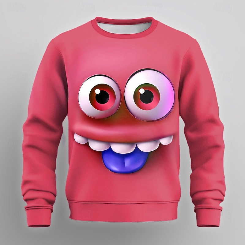 Men's Graphic 3D Sweatshirt Sweatshirt Long Sleeve Sweatshirt Crew Neck Fashion Cool Casual 3D Print Party Streetwear All Seasons2