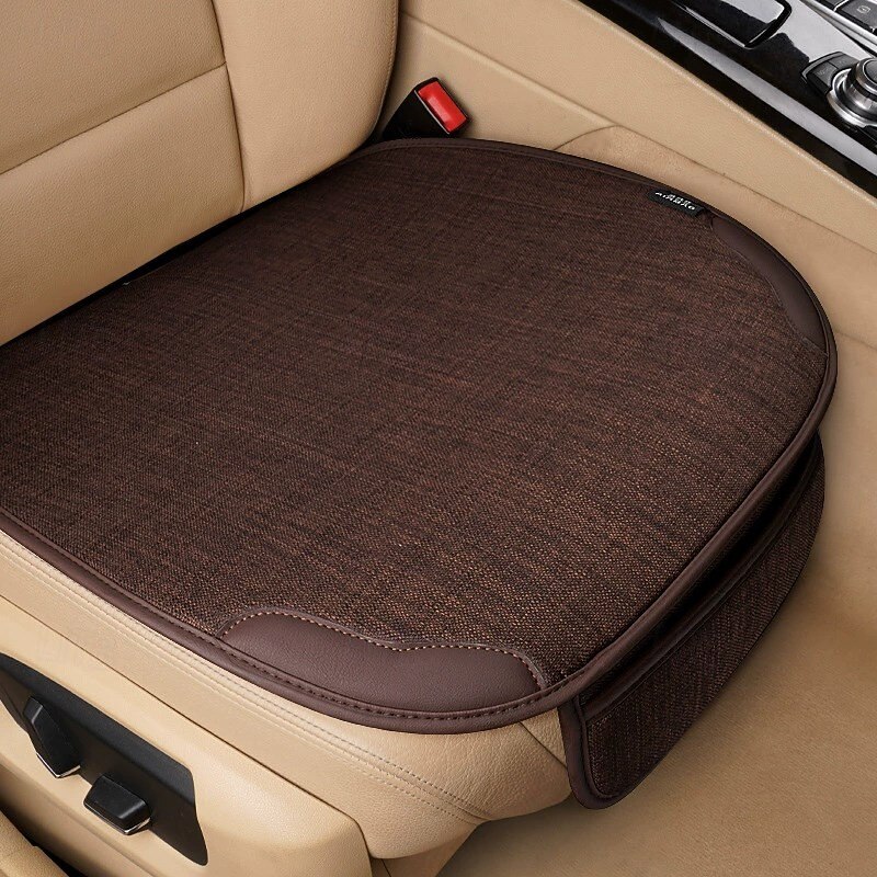 5pcs Waterproof Anti-Slip Seat Cushion Cover for Front Car Seats Easy Installation Universal Fit3