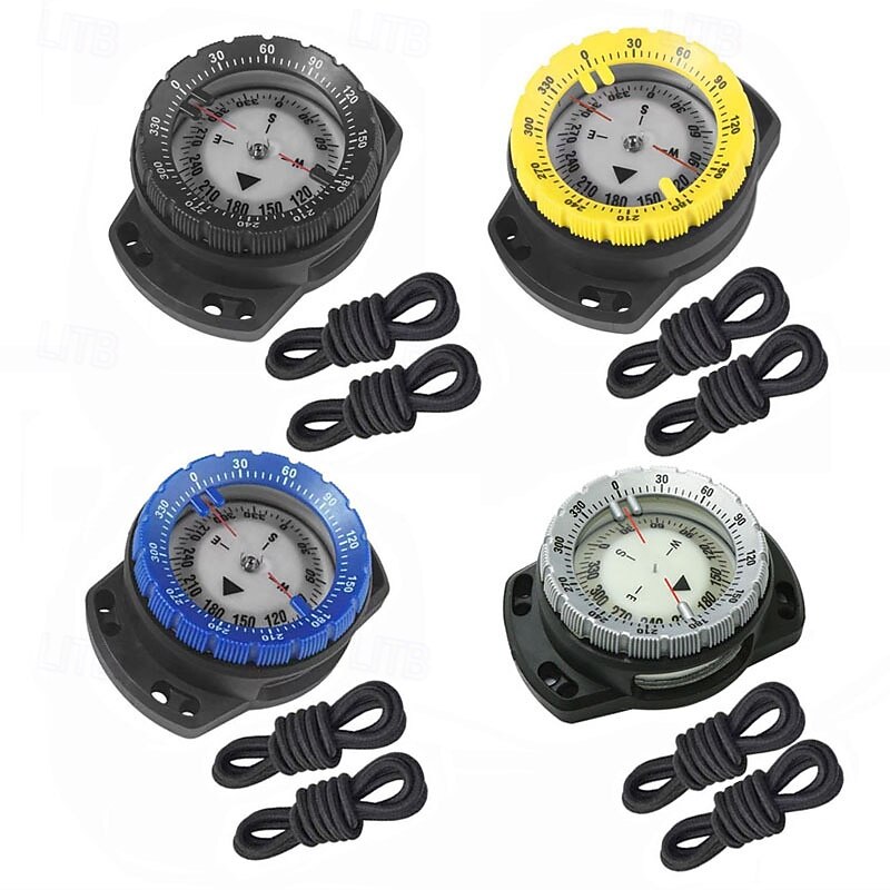 Compass, Professional Waterproof Wrist Compass With TPU Band, Luminous Compass For Outdoor Diving, Sailing, Hiking, Survival Emergency4