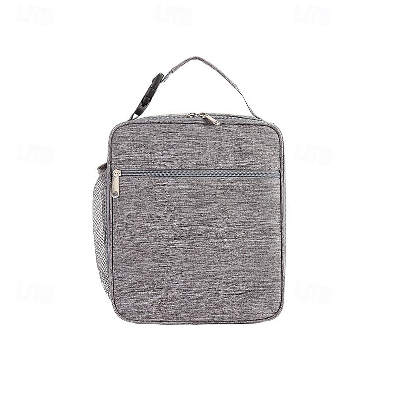 Lunch Bag for Women and Men for Back to School Office Picnic Hiking Beach Business Adult Insulated Tote Thickened Aluminum Foil Oxford Cloth European Style Picnic Cooler Bag for Kids Lunch4