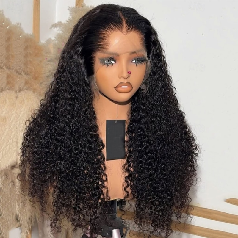 Raw Vietnamese Curly Human Hair Wigs for Women M Lagos Hairline Lace Frontal Wigs Glueless Wigs Human Hair