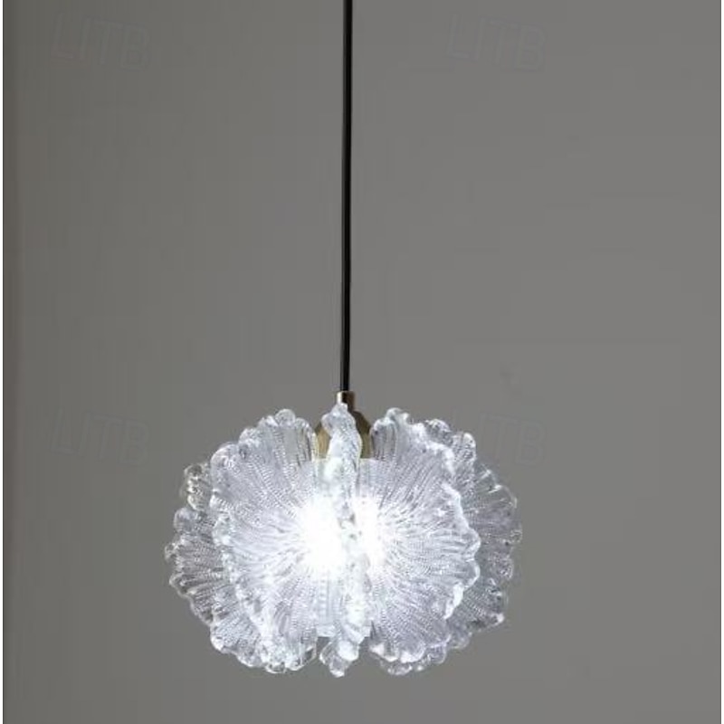 Pendant Lights Stylish Glass 1 Pendant Lights Lighting Scandinavian LED Bulb Compatible Glass Shape Kitchen Lighting Fixtures4