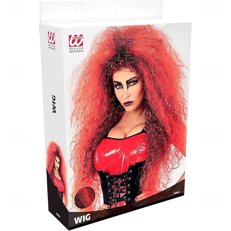 Synthetic Witch Wig – Large Hairstyle for Costume Party, Halloween, Carnival, and Mottoparty, Perfect for Old Woman Witch Costume2