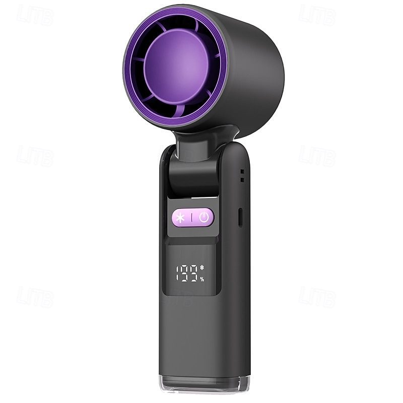 Handheld Small Fan Portable New Charging Turbo Outdoor High-speed Cooling Fan
