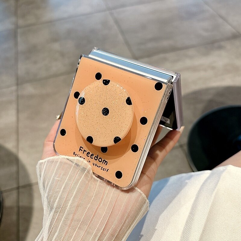 Phone Case For Samsung Galaxy Z Flip 7 Z Flip 6 Z Flip 5 Z Flip 4 Z Flip 3 Back Cover Shockproof Retro TPU PU Leather2