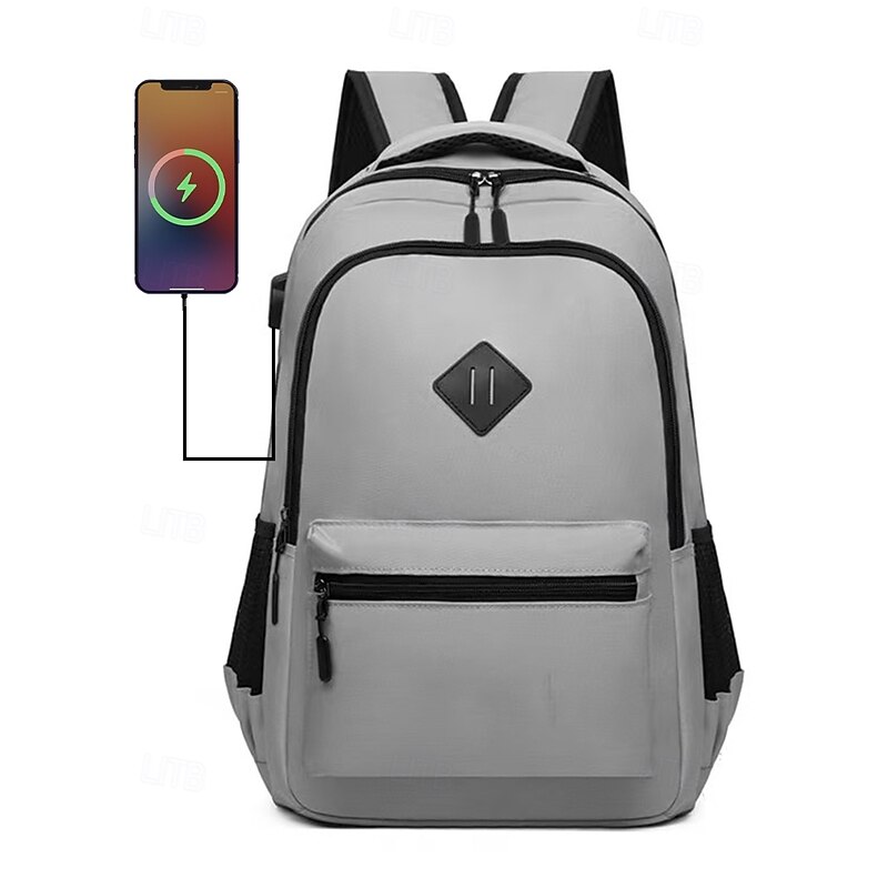 Men's Waterproof School Backpack– Scratch-Resistant Lightweight Laptop Bag for College, Commuting or Daily Use