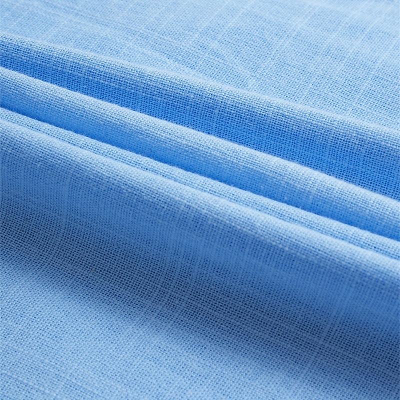 Men's Shirt Linen Shirt Summer Shirt Beach Wear Plain Vacation Casual Black White Green Gray Long Sleeve Lapel Summer Spring Clothing Apparel4