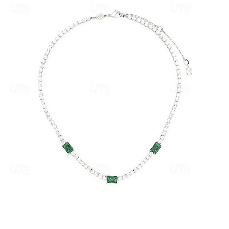 Choker Necklace Synthetic Diamond Rhinestones Women's Elegant Vintage Classic Wedding Circle Necklace For Wedding Party Daily3