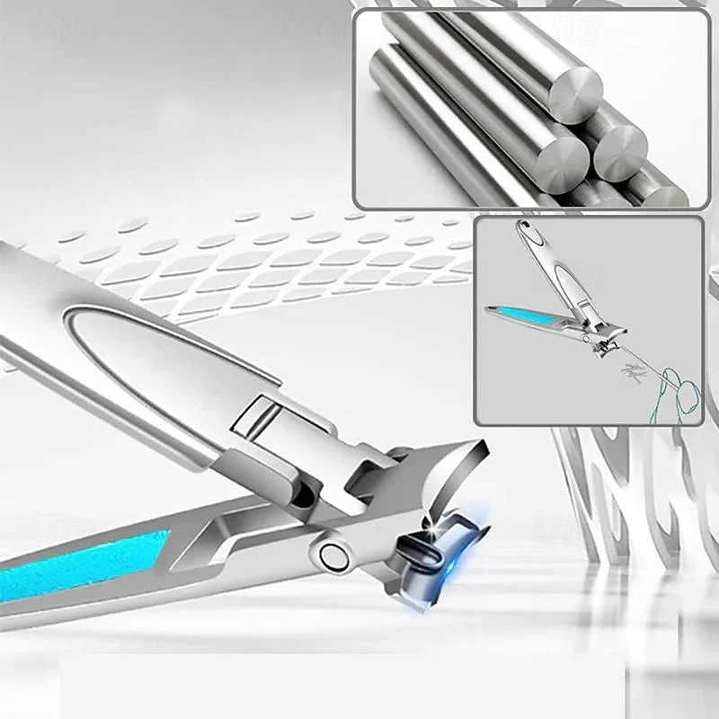 Ultra-Thin Nail Clippers Portable Wide Jaw Opening Nail Clippers Toenail Clippers for Thick Nails Cutter Manicure Pedicure4