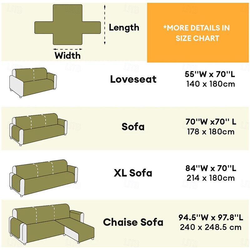 Waterproof Sofa Cover Non-Slip Furniture Protector Pet Couch Cover Slipsafe Pet Friendly4