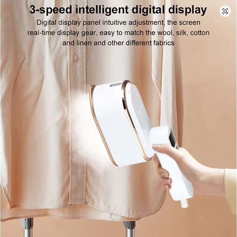 Handheld Hanging Ironing Machine Folding Three-speed Digital Display Steam Ironing Machine for Household Small Portable Travel Iron2