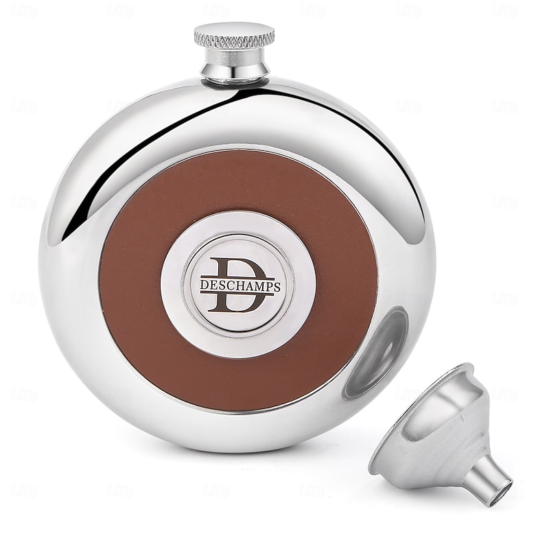 Personalized Name Stainless Steel Flask, Custom Best Gift for Him – Engraved Liquor Bottle for Dad, Husband, Boyfriend, Perfect for Father's Day, Valentine's Day, Birthday, Christmas, Anniversary4