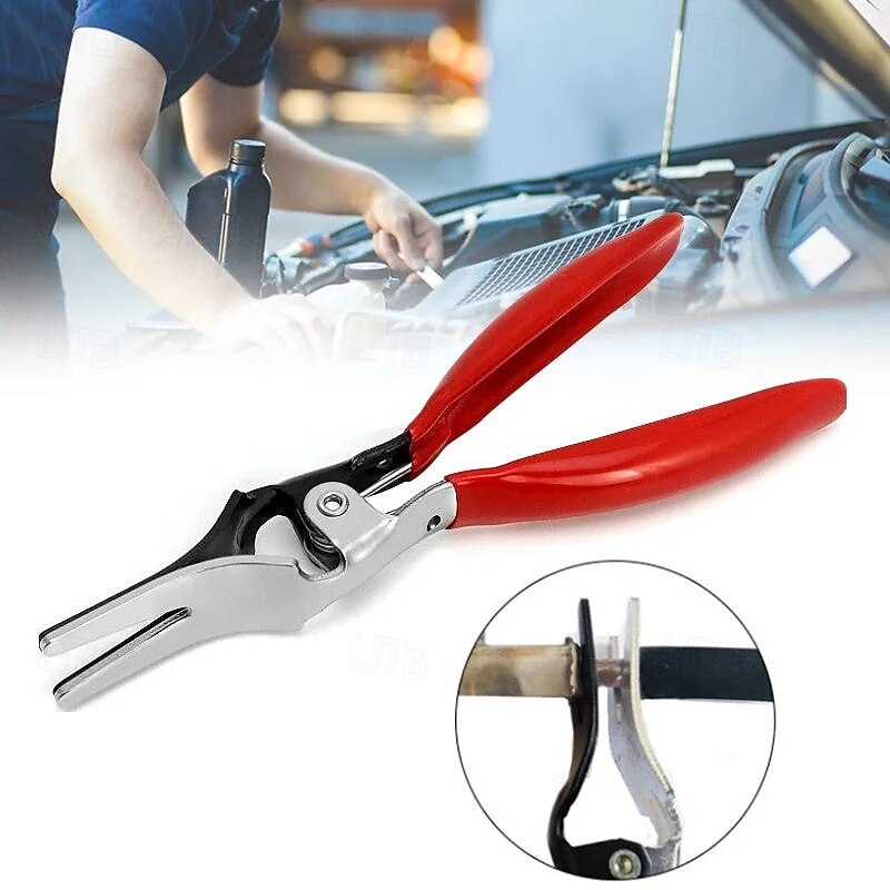 Automotive Oil Pipe Separation Pliers Straight Hose Clamp Tool Car Caliper Clamp Removal Pliers Fuel Line Clip Remover Auto Hose Buckle Pinch Tool2