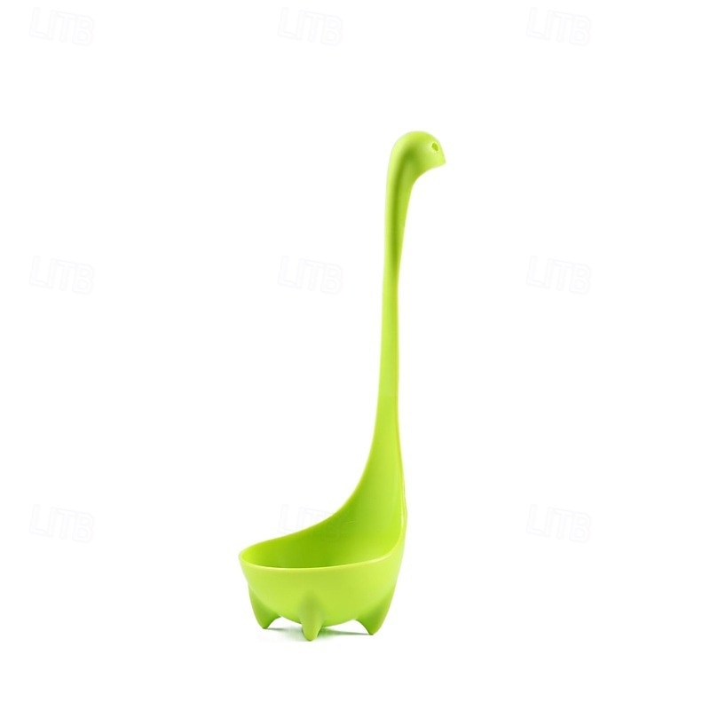 Loch Ness Monster Spoon, Cartoon Food-Grade Plastic Spoon, Fun Kitchen Tool for Kids and Adults3