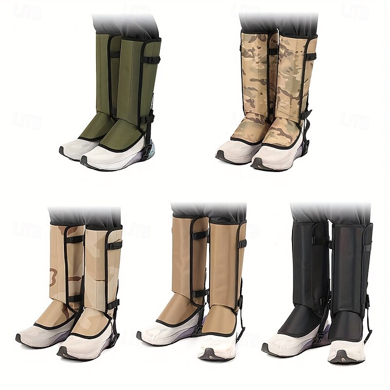 1 Pair Snake Leg Gaiters Protection for Hikers and Hunters, Hunting, Protective Leg Covers for Hiking, Climbing & Fishing, Bite Protective, Durable, Anti-Snake, Lower Leg Outdoor Gear2
