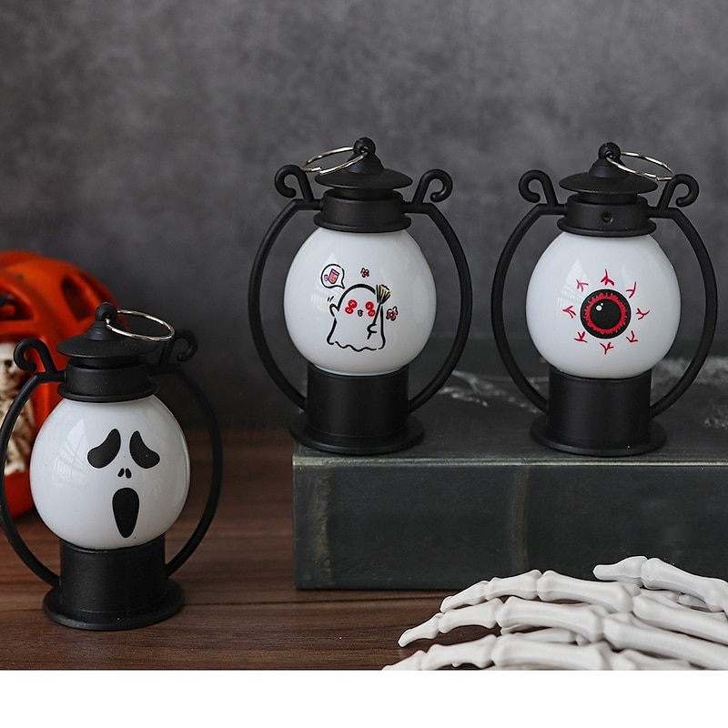1 Pc Halloween LED Electronic Handheld Pumpkin Lantern Indoor Restaurant Party Festive Atmosphere Decoration Nightlight2