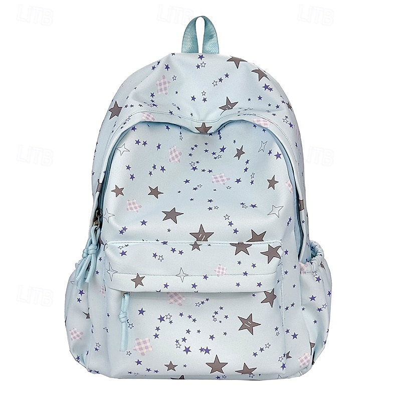 Kids Star Print School Backpack – Lightweight Waterproof Bookbag for Girls and Boys, Ideal for Back to School4