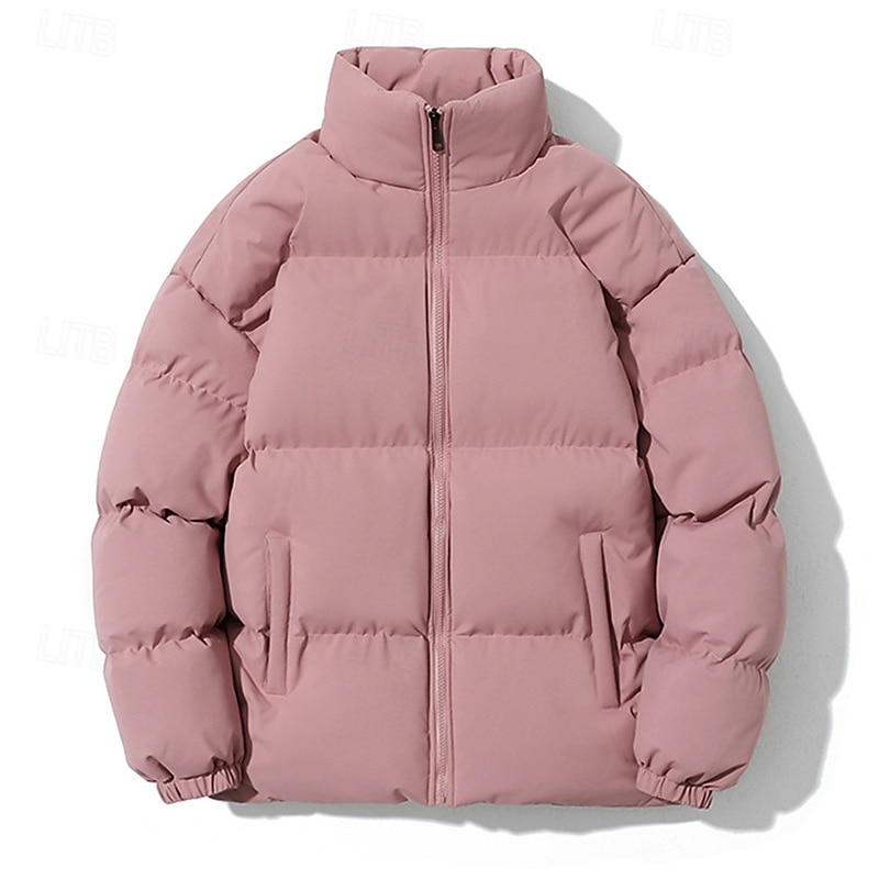 Women's Hiking Jacket Puffer Jacket Winter Jacket Outdoor Thermal Warm Hiking Outfits Hiking Clothes Winter Top Camping / Hiking / Caving Traveling Black Pink Blue4