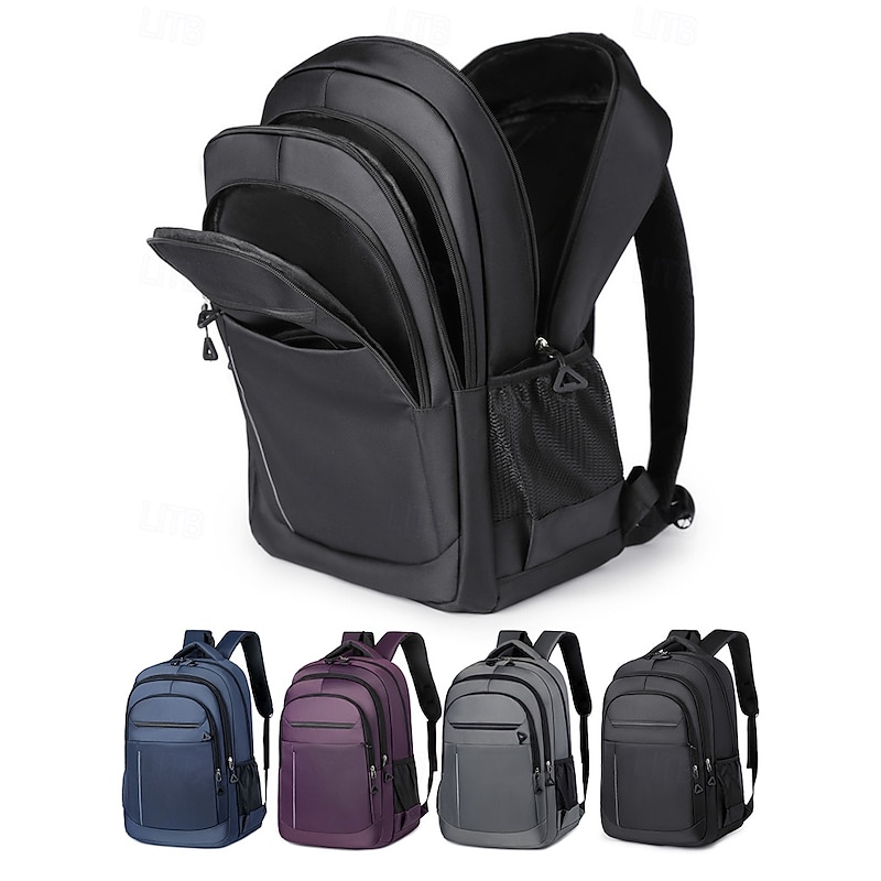 Men's Waterproof Business Laptop Backpack - Multi-compartment Storage Design, Anti-scratch Multi-compartment Work Bag for Office, School or Travel