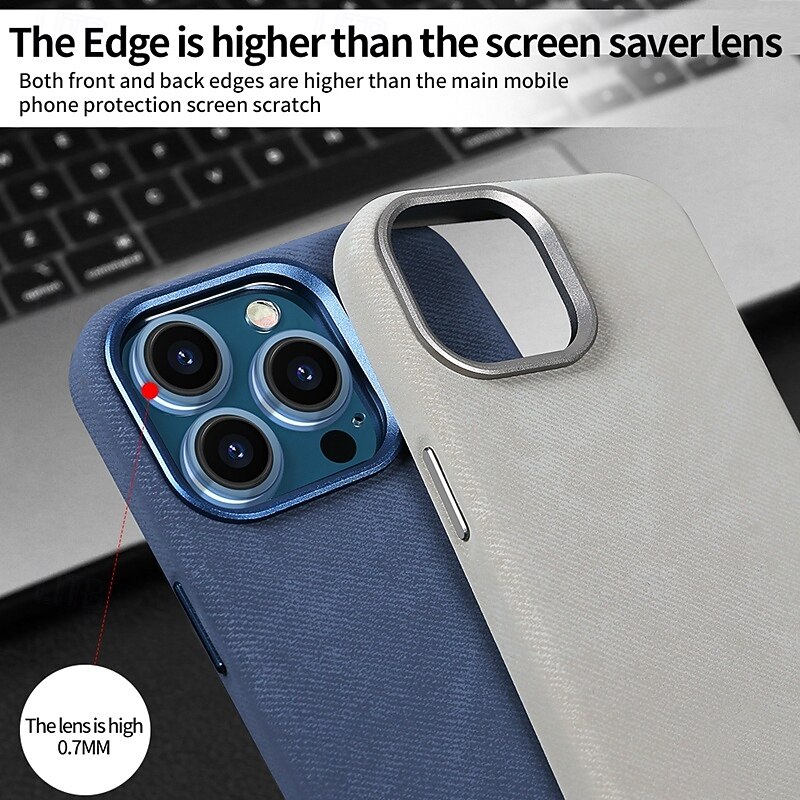 Phone Case For iPhone 16 15 14 Pro Max 13 Pro Max Back Cover Magnetic Shockproof Retro TPU PU Leather4