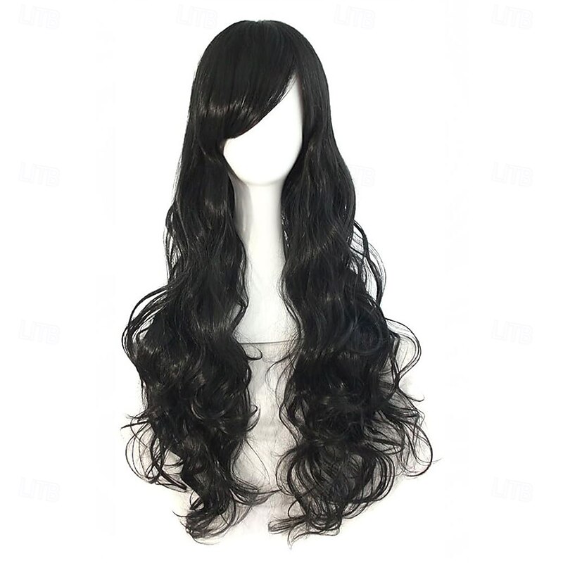 32 80cm Long Hair Spiral Curly Cosplay Costume Wig3
