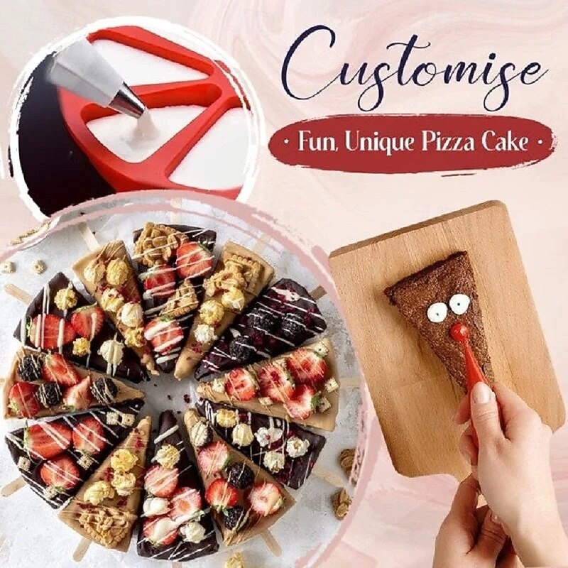 Triangle Non Stick Silicone Cake Mold Reusable Baking Mold for Cake Mousse Chocolate and Pizza Flexible Silicone Tray for Home Kitchen and Dessert Preparation Use2