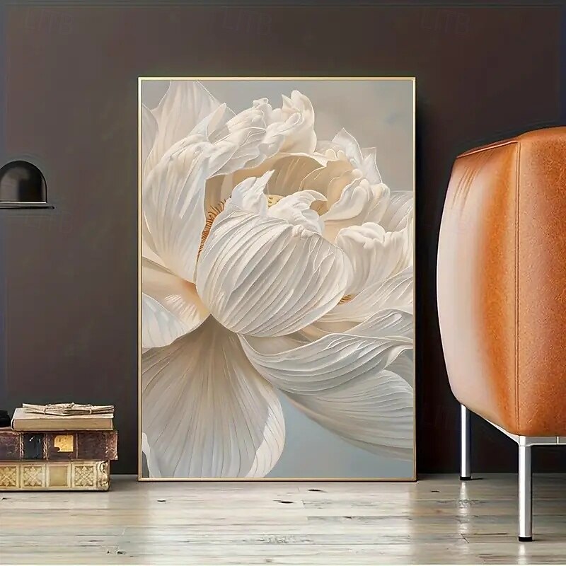 Modern Retro Floral Canvas Art Poster Frameless Exquisite Artwork Suitable For Decorating Living Rooms And Bedrooms2