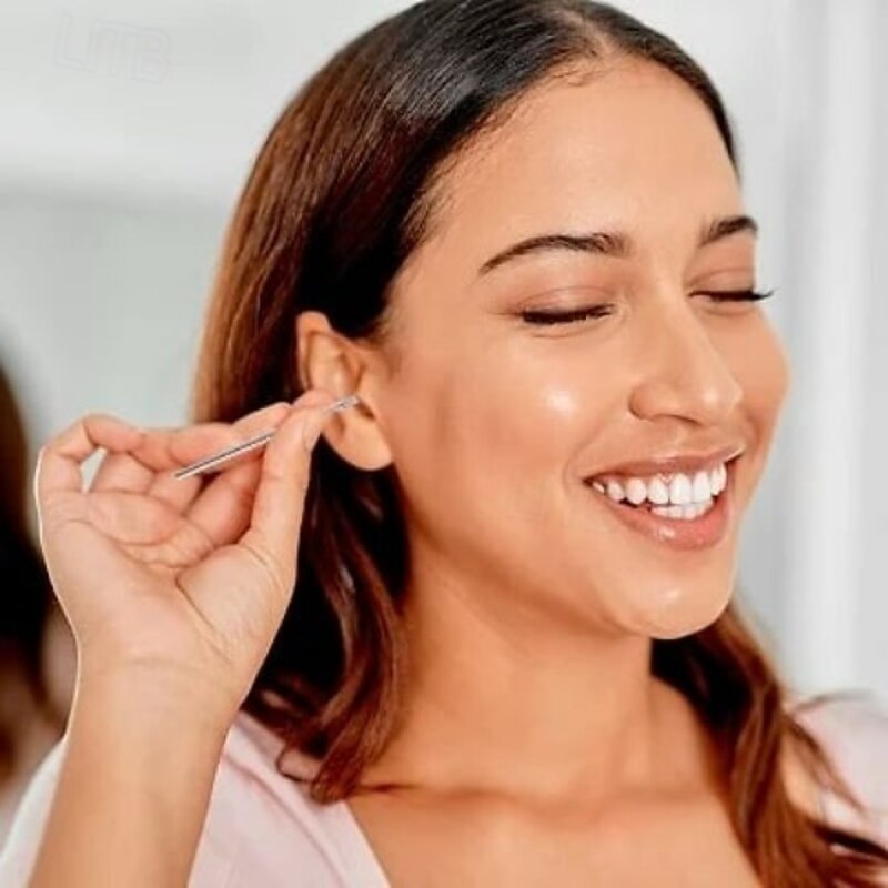 Ear Wax Cleaner Tool Set Stainless Steel Ear Pick Kit with Spiral Spring Tips 6 Pcs Reusable Ear Cleaning Tools for Safe Home Ear Care3