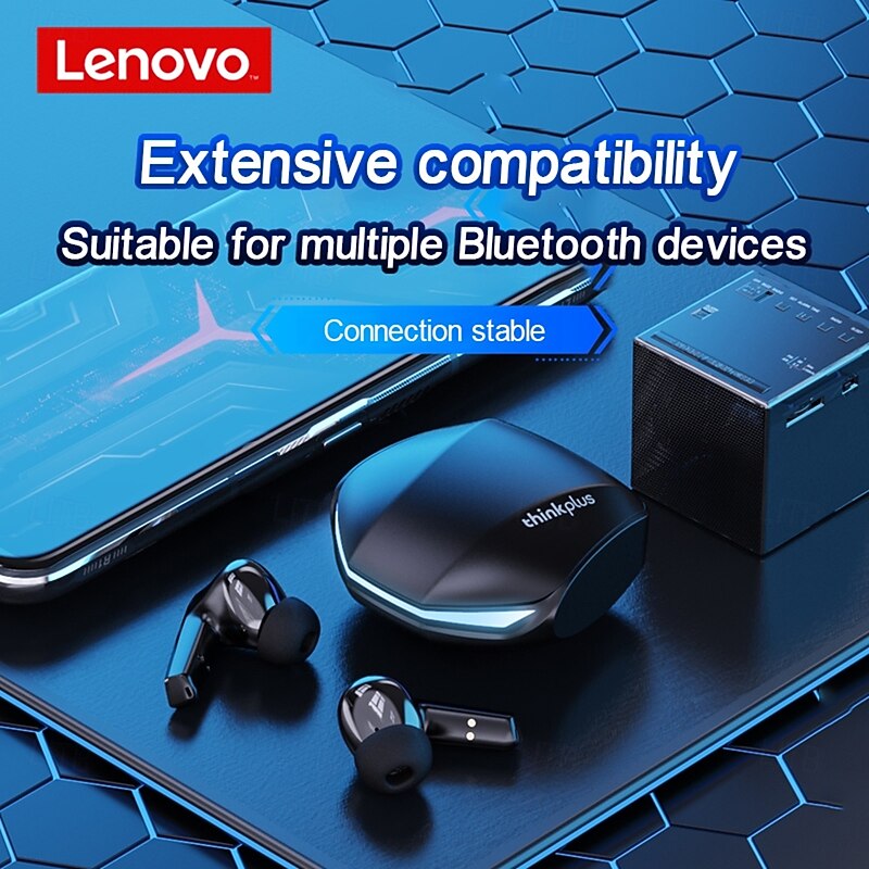 Lenovo GM2 Pro True Wireless Headphones TWS Earbuds In Ear Bluetooth 5.3 Ergonomic Design Surround sound Low Latency Gaming Wireless Earbuds for Apple Samsung Huawei Xiaomi MI Running Fitness Mobile4