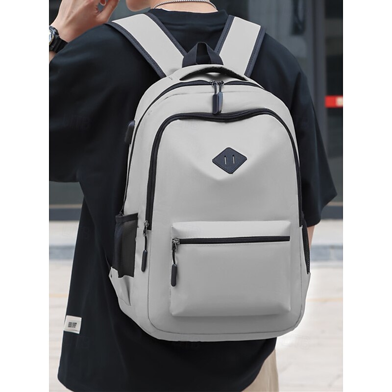 Men's Waterproof School Backpack– Scratch-Resistant Lightweight Laptop Bag for College, Commuting or Daily Use2