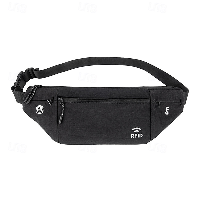 Waist Pouch Bag Running Belt Fanny Pack Sport Waist Pack for Marathon Jogging Running Sports Bag Lightweight Water Resistant Anti-theft Zipper Nylon Men's Women's Running Bag3