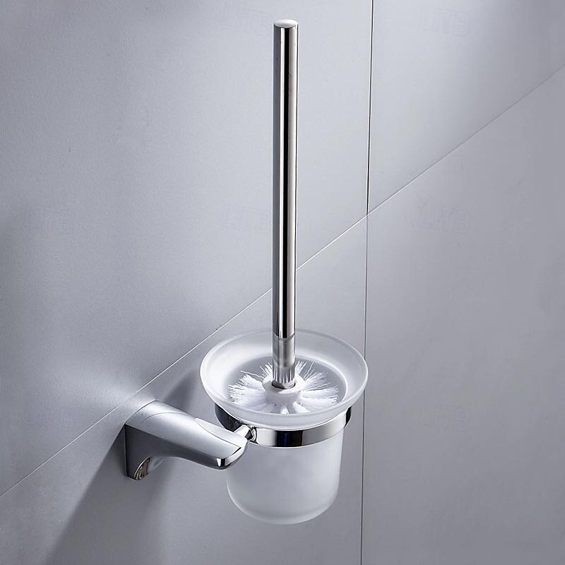 Toilet Brush Holder New Design / Creative Contemporary / Modern Stainless Steel / Zinc Alloy / Metal 1pc - Bathroom Wall Mounted