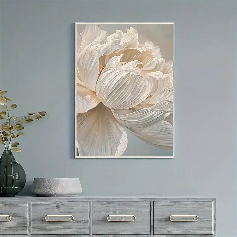 Modern Retro Floral Canvas Art Poster Frameless Exquisite Artwork Suitable For Decorating Living Rooms And Bedrooms4