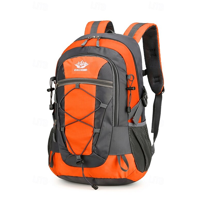 Men's Waterproof Hiking Backpack – Outdoor Camping Rucksack with Water-Repellent and Scratch-Resistant Fabric, Multiple Compartments and Elastic Cord for Travel, Climbing or School3