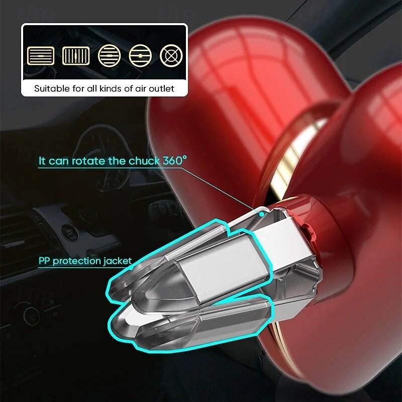 Heart Shaped Car Aroma Diffuser Ornament Creative Air Vent Perfume Clip Adjustable Scent Decoration Interior Accessory for Auto Fresh Air Fragrance2