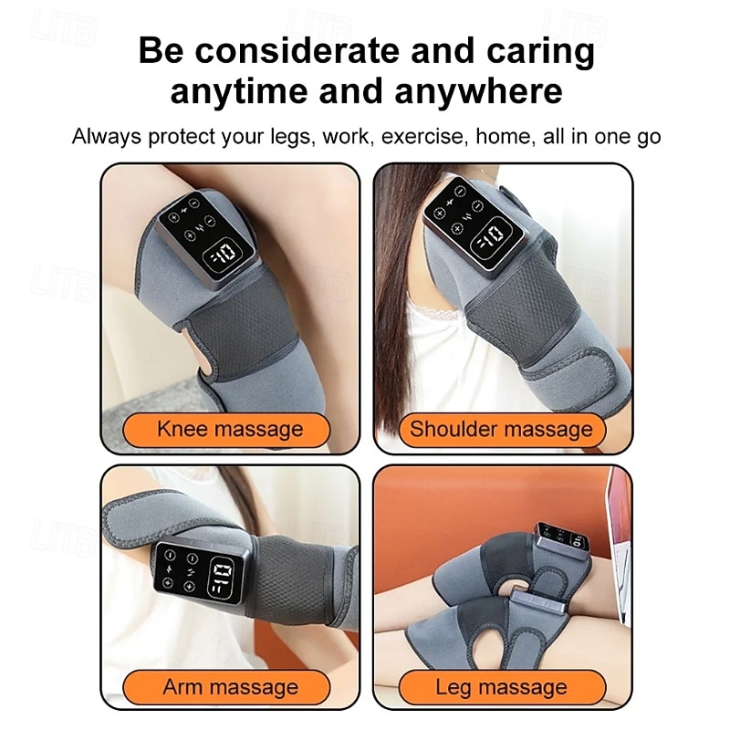Multifunction Leg Knee Massager Joint Heating Vibration Massage Elbow Shoulder Support Thermal Knee Pad Blood Circulation4