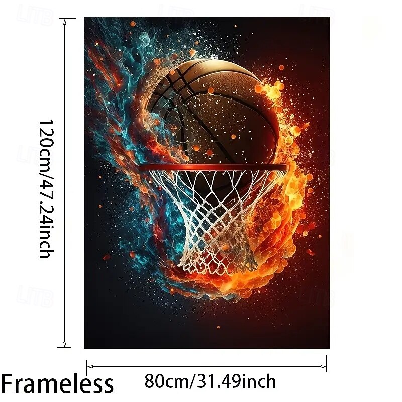 Modern basketball! Canvas art poster frameless perfect for bedroom and living room decoration sporty2