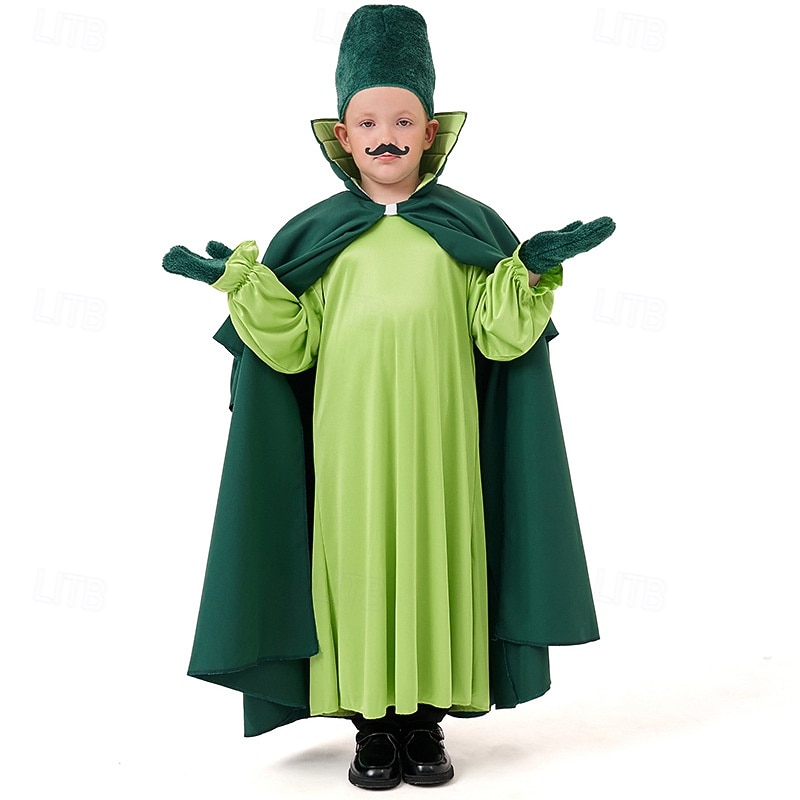The Wizard of Oz Emerald City Guard Outfits Costume Storybook Characters Movie Cosplay for Boys' Kid's Halloween Carnival World Book Day Performance Educational Dress Up School Event Dress Up