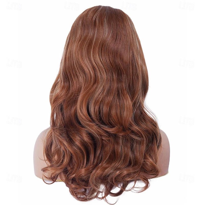 Vintage Long Wavy Ginger Mixed Blonde Wig with Bang Retro Big Bouffant Beehive Wigs fits 60s 70s 80s Costume or Halloween Party4