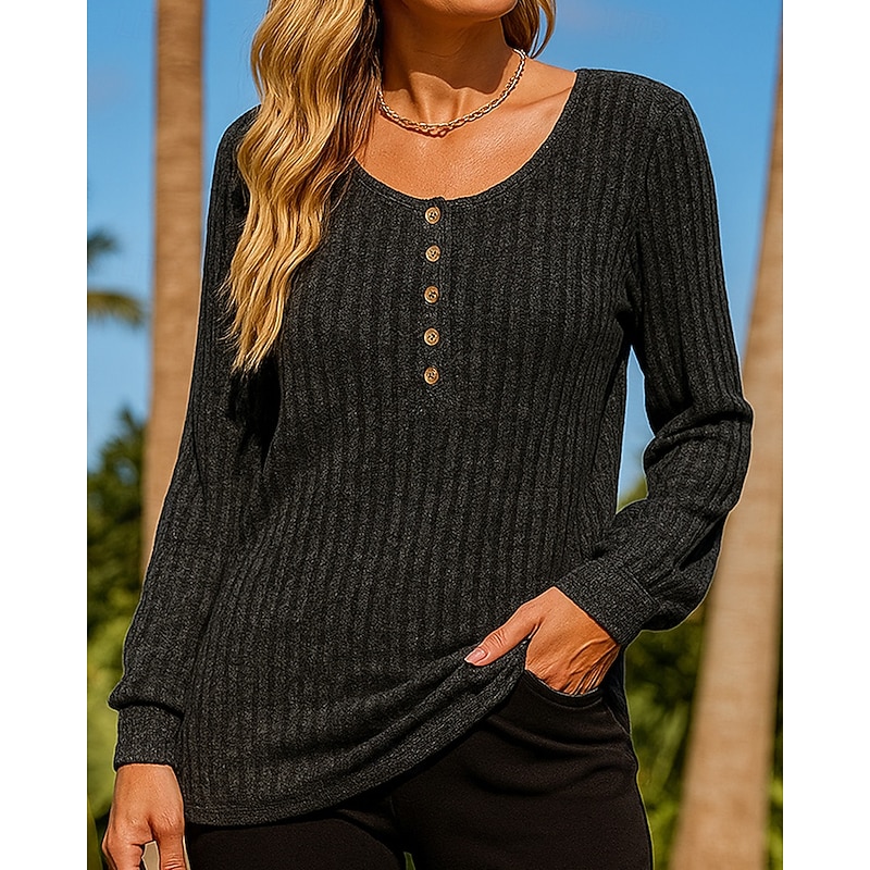 Women's Pullover Sweatshirt Casual Tops Long Sleeve Top Athleisure Fall Solid Colored Breathable Outdoor Running Sportswear Activewear Black Red Blue