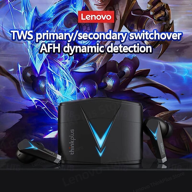 Lenovo LP6 True Wireless Headphones TWS Earbuds In Ear Bluetooth5.0 Stereo with Charging Box Deep Bass for Apple Samsung Huawei Xiaomi MI Everyday Use Traveling Cycling Mobile Phone4