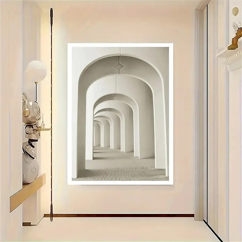 1 Frameless Modern 3d Corridor Art Canvas Painting Living Room Modern Canvas Poster Bedroom And Living Room Decoration2