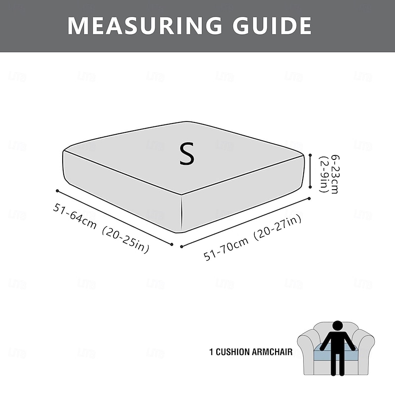 Couch Cushion Covers for Individual Cushion Couch Stretch Durable Washable Sofa Seat Cushion Slipcovers Protector for Living Room2