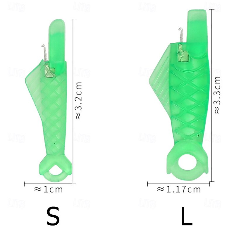 100pcs Fish Mouth Automatic Needle Threaders, Mini Sewing Machine Threading Tool, Easy Threader for Quick Needle Insertion, Small DIY Sewing Accessories Kit2