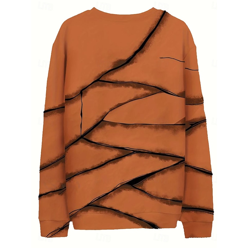 Halloween Women's Sweatshirts Monster Graphic Casual Long Sleeve Crew Neck Regular Tops Street Dailywear Casual Print Purple Orange Spring Fall Winter2