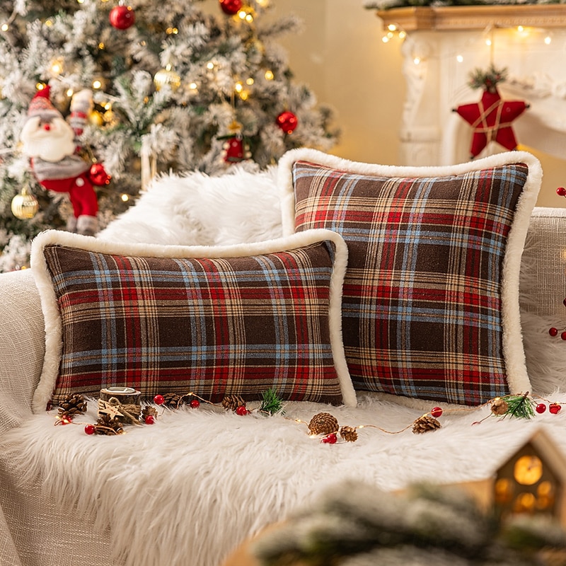 1 Pc Polyester Pillow Cover, Boho Casual Square Zipper Traditional Classic2